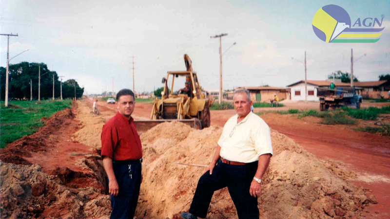 Sr. Anésio e seu filho Levi